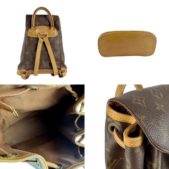 LOUIS VUITTON Authentic Brown Monogram Canvas Backpack - Picture 3 of 5